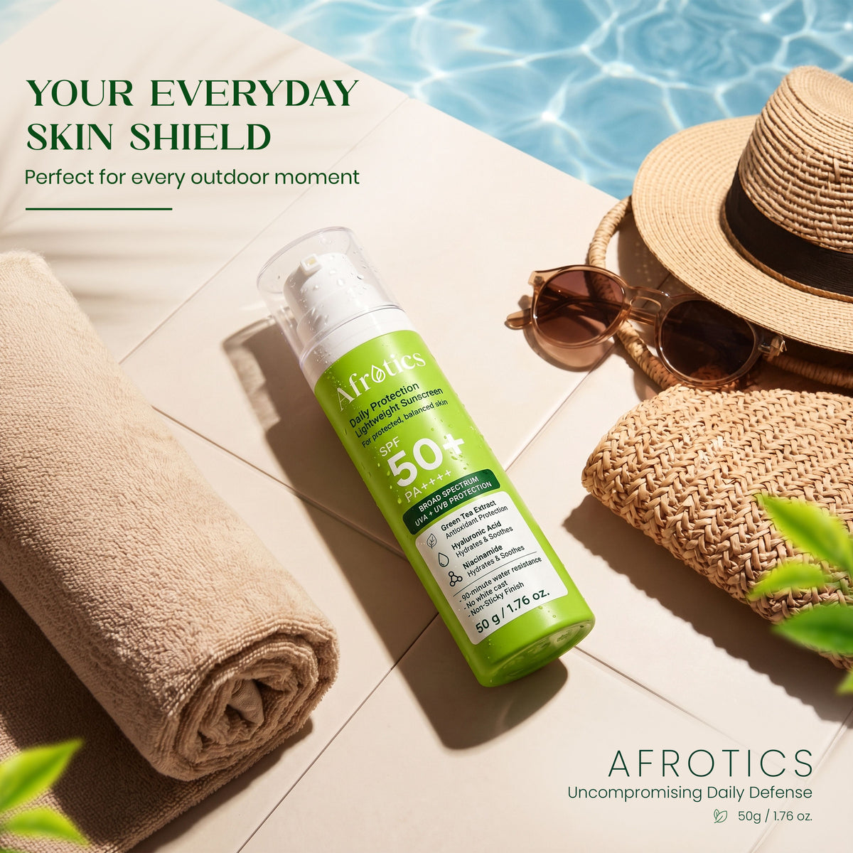 AFROTICS Daily Protection Lightweight Sunscreen SPF 50+ PA++++