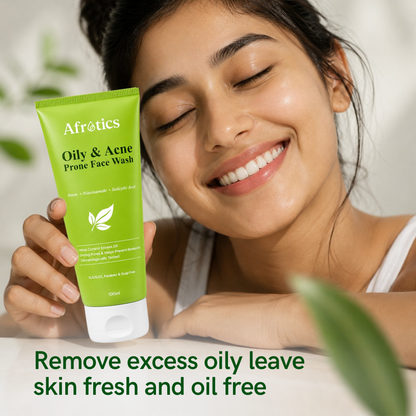 AFROTICS OILY & ACNE FACE WASH