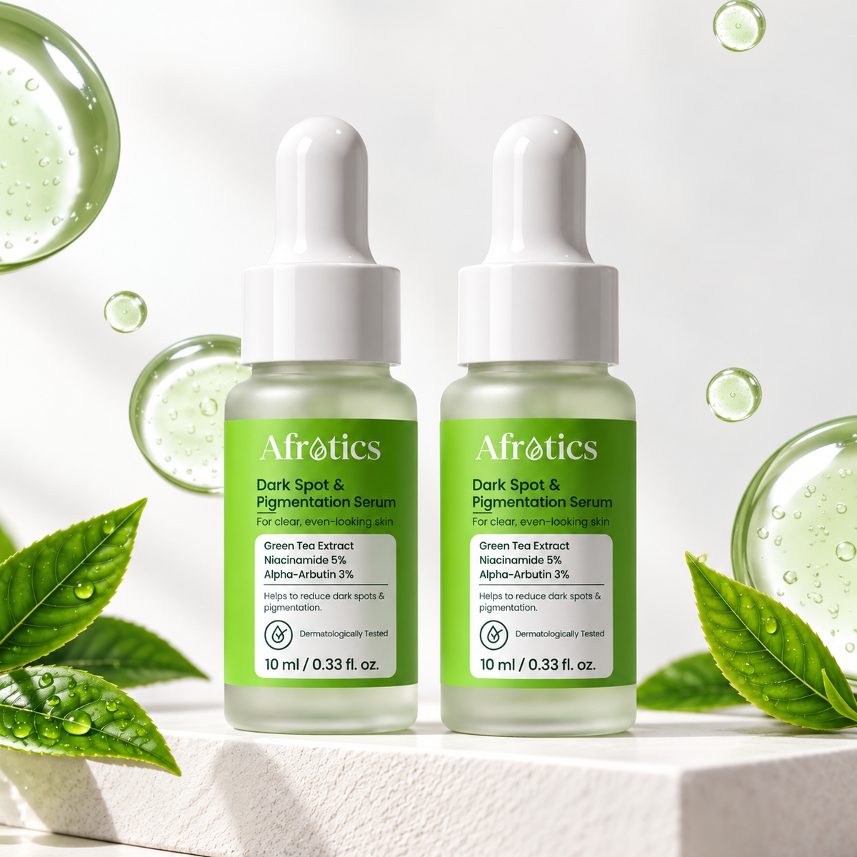 AFROTICS Dark Spot & Pigmentation Serum- Pack of 2(10 ml Each)
